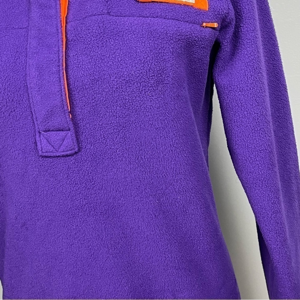 Columbia PFG Clemson Tigers fleece 1/2 snap pullover, size XS. - Picture 13 of 13